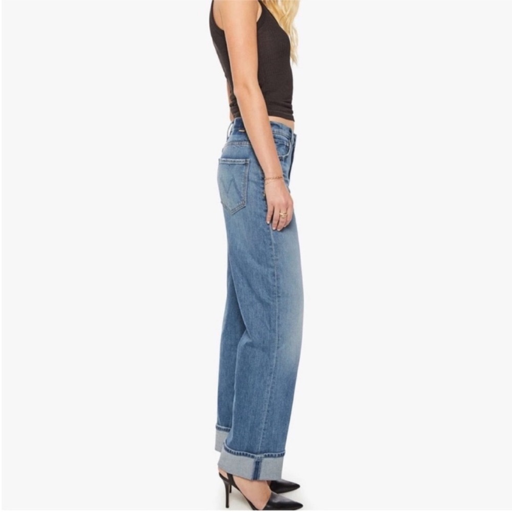 NWT Mother Jeans The Dodger Skimp Cuff in Leap of Faith Sz 32 - Picture 2 of 15